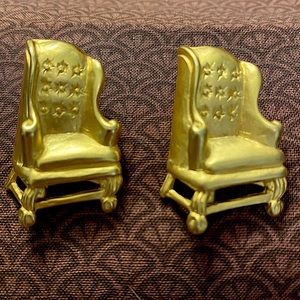 Eccentric Gold plated earrings